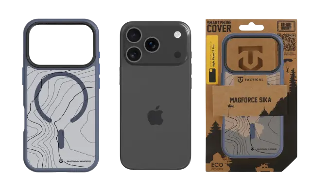 Tactical MagForce Hyperstealth Sika Cover for Apple iPhone 18 Pro/17 Pro Deep Blue 3