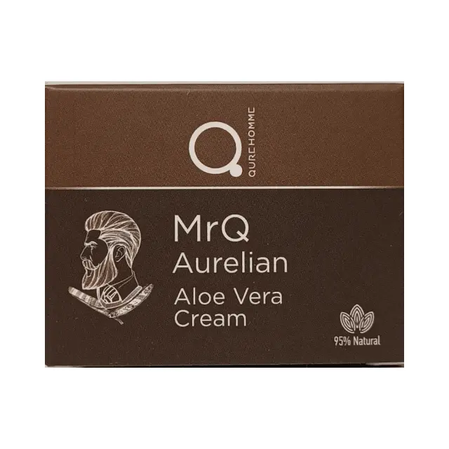 MrQ Aurelian Aloe Vera Cream 50ml – Ενυδατική Κρέμα με Αλόη για Άνδρες 2