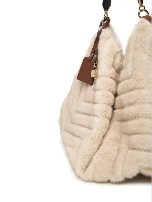 Γυναικεία Τσάντα Ώμου Liu Jo Foulard Bag AF6194 E1161 Cream Μπεζ - One Size 2