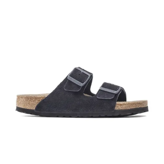 Birkenstock Πέδιλα Unisex δέρμα suede Μπλέ BIR/ARIZONA SOFT 1020732 MIDNIGH