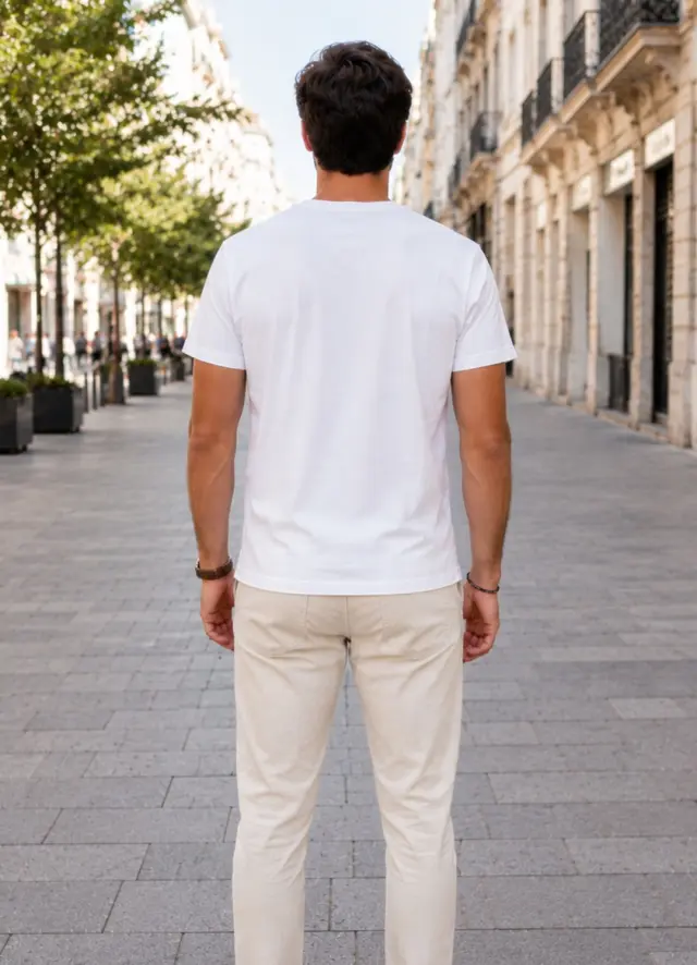 T-shirt Noshame® Λευκό με τύπωμα Go exploring - 3026082 - XXL 2