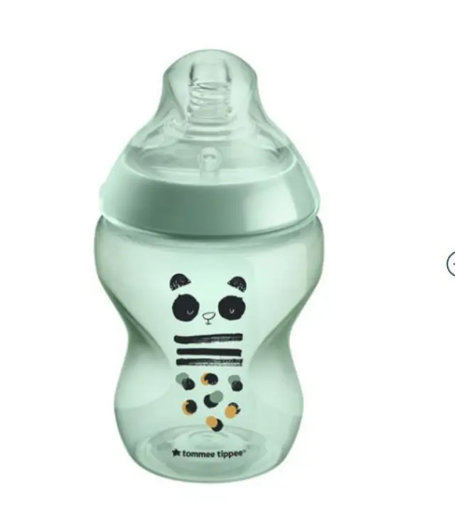 Tommee Tippee Πλαστικό Μπιμπερό Closer to Nature Κατά των Κολικών με Θηλή Σιλικόνης 260ml για 0+ μηνών Πράσινο