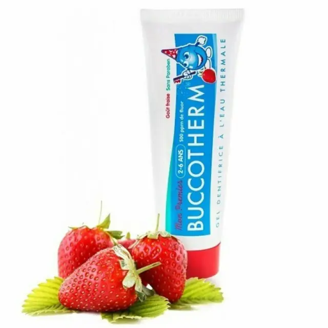 Kids Toothpaste Age 2-6 Strawberry Flavor with Fluoride - NEW