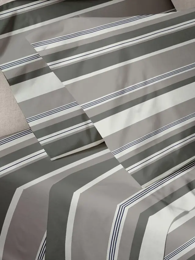 Σετ Σεντόνια Menta Εμπριμέ 550 Grey Μονο (160x250) Sunshine