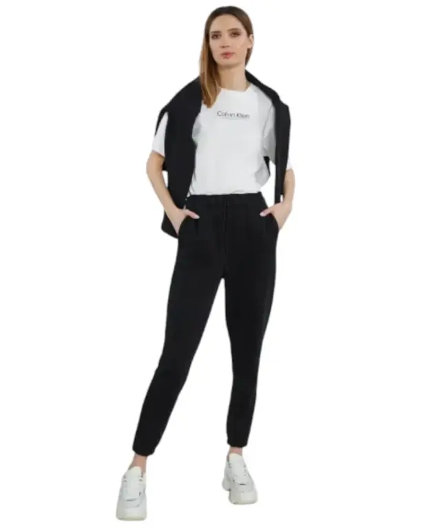 Calvin Klein - Γυναικείο Παντελόνι Φόρμας Performance Regular Fit 00GWS3P605-BAE Μαύρο - S 3