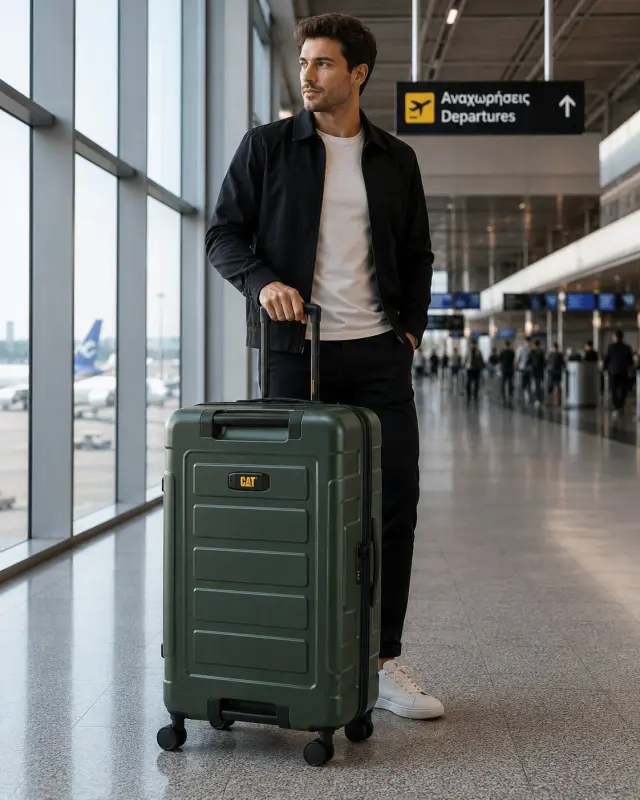 Βαλίτσα Ταξιδιού με ρόδες Caterpillar 84796-603 μεγάλη 78x31x49 cm - Large 2