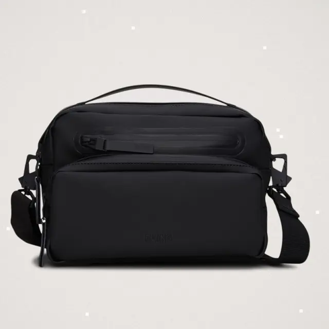 Τσάντα Χιαστί Cargo Box Bag W3 Rains 14110-01 Μαύρο - ONESIZE