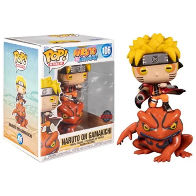 Funko Pop! Rides: NARUTO - Naruto on Gamakichi (Special Edition) #106 Figure