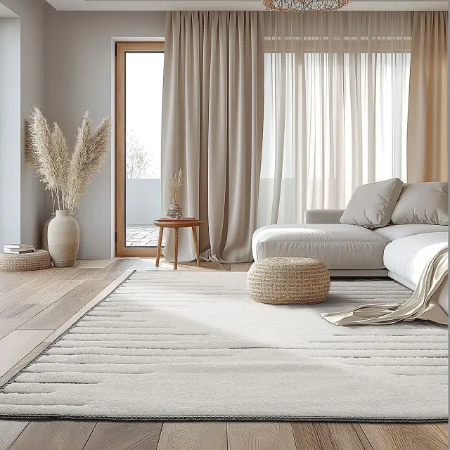 Beauty Home Πατάκι Cozy Art 9637 67x140 Εκρού
