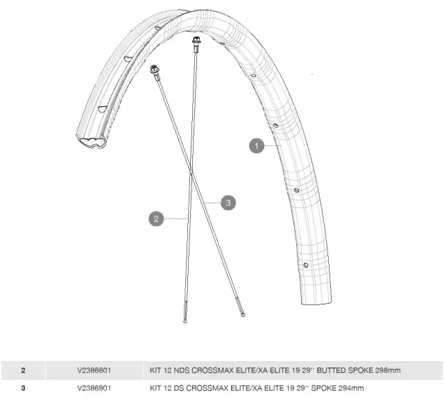 ΑΚΤΙΝΕΣ MAVIC CROSSMAX ELITE / XA ELITE 294mm DRIVE SIDE