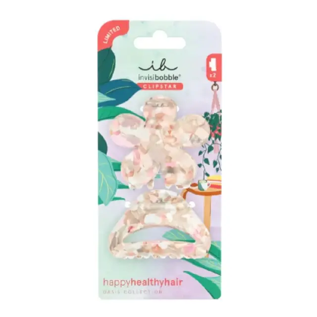 Invisibobble Clipstar Oasis Refreshed Bloom Κλάμερ Μαλλιών, 2τεμ