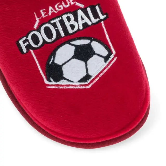 Parex Εφηβικές Παντόφλες Αγόρι Football League, Χρώμα Κόκκινο 2