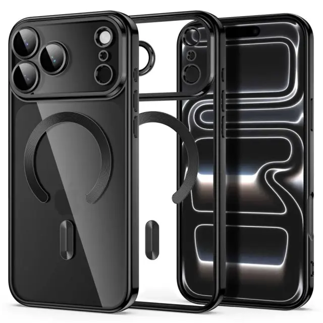 Tech-protect Magflex Magsafe Iphone 17 Pro Max / 18 Pro Max Shiny Black 2