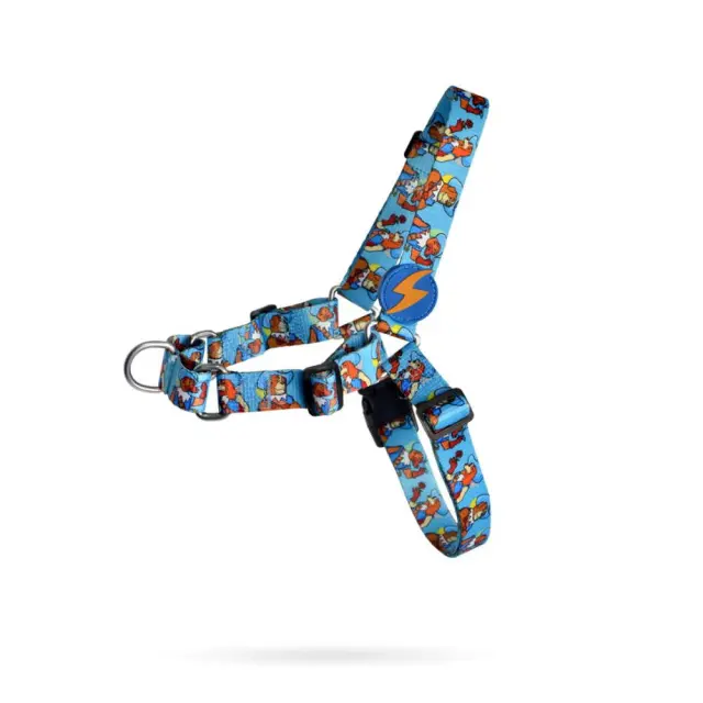 Dashi Σαμαράκι Εκπαιδευτικό Για Σκύλους Front Harness Muskehounds Μπλε - S