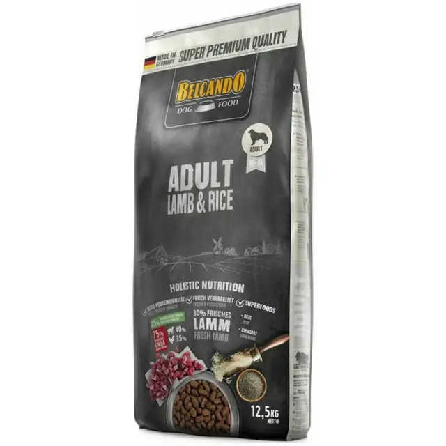 Belcando Adult Lamb & Rice Ξηρά Τροφή για Ενήλικους Σκύλους Μεσαίων & Μεγαλόσωμων Φυλών με Αρνί και Ρύζι 12.5kg