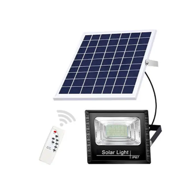 Foyu Στεγανός Ηλιακός Προβολέας LED 500W Ψυχρό Λευκό 6500K με Τηλεχειριστήριο IP67