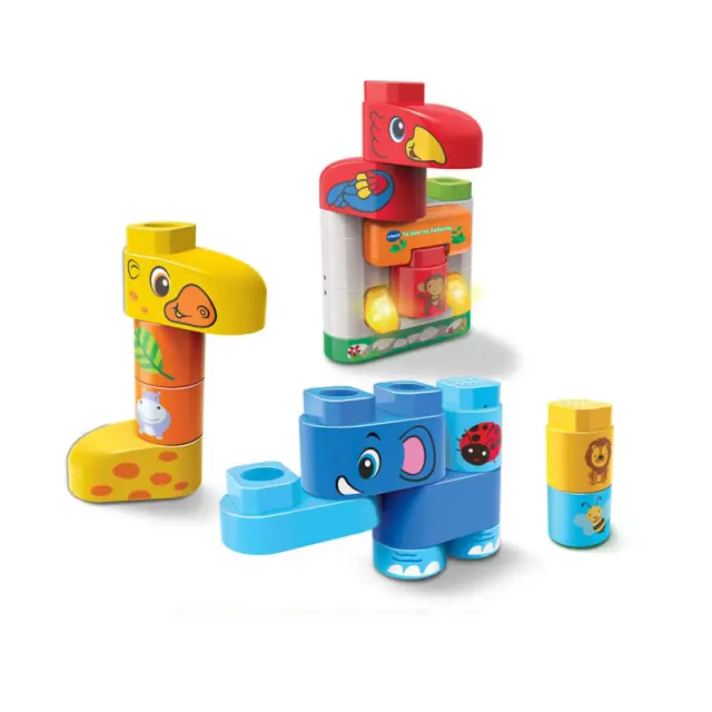 VTech Blabla Blocks - Τα Ζώα της Σαβάνας Yellow