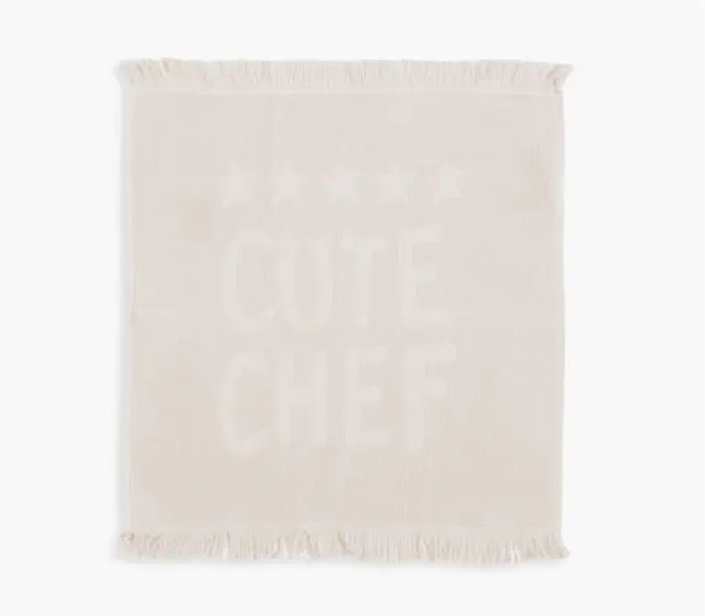 ΠΟΤΗΡΟΠΑΝΟ CUTE CHEF 50Χ50 NEF-NEF HOMEWARE, 100% BAMBAKI - ECRU (039626)
