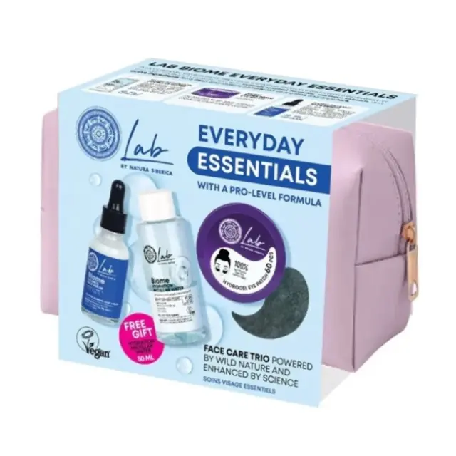 Natura Siberica Lab Biome Everyday Radiance Face Serum 30 ml + Super Tonic Eye Patch 60 τμχ + Micellar Water 50 ml