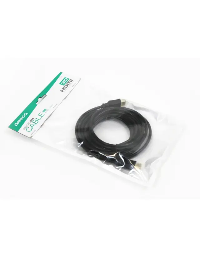 OMEGA ΚΑΛΩΔΙΟ HDMI v.1.4 ΜΑΥΡΟ 5M bulk 41550
