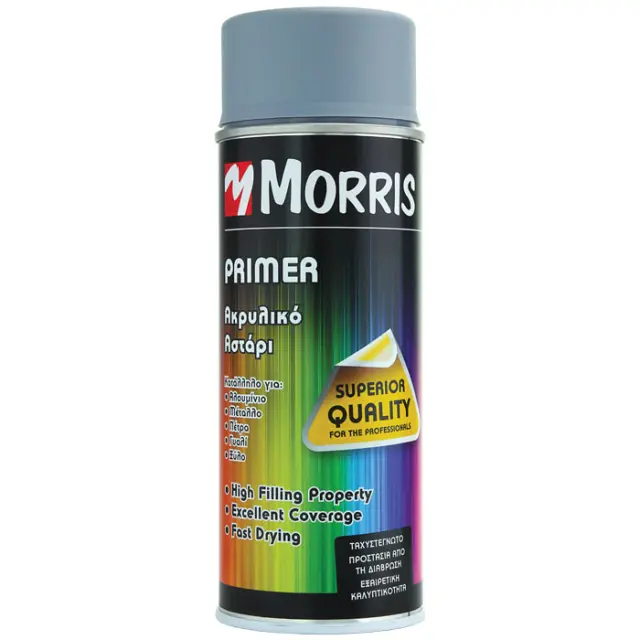 Spray Αστάρι Ακρυλικό Γκρί 400ml (28553)