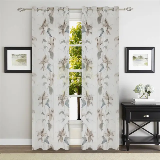 Κουρτίνα με τρούκς G010-01 Ivory - 140 x 270