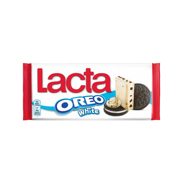Lacta Σοκολάτα Λευκή Oreo White 100gr 1 τμχ