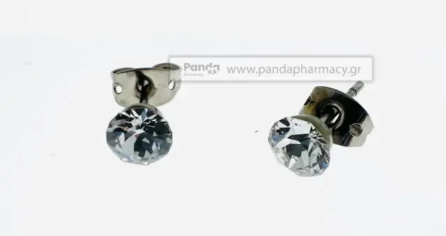 Farma Bijoux Υποαλλεργικά Σκουλαρίκια Κρύσταλλοι 5.3mm (BE 64C01)