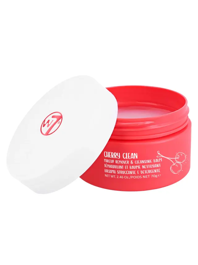 Cherry Clean Makeup Remover and Cleansing Balm W7 3