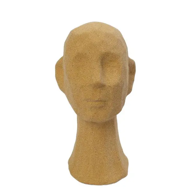 Κεφάλι κεραμικό πορτοκαλί 11x11,7x21,7cm Espiel KLA336K1