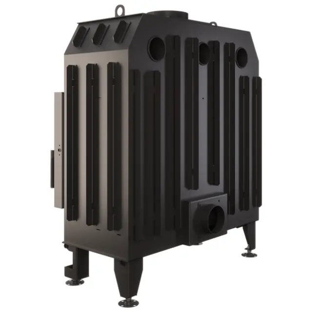Ενεργειακό Τζάκι Ξύλου 19.0kW Energy 90х50 ECO - Saven Χρώμα κεραμικής επένδυσης Λευκό 3