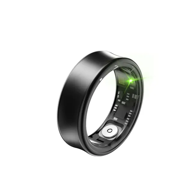 XO RS01 Smart Δαχτυλίδι Μέγεθος 10 Μαύρο 16.001.0202