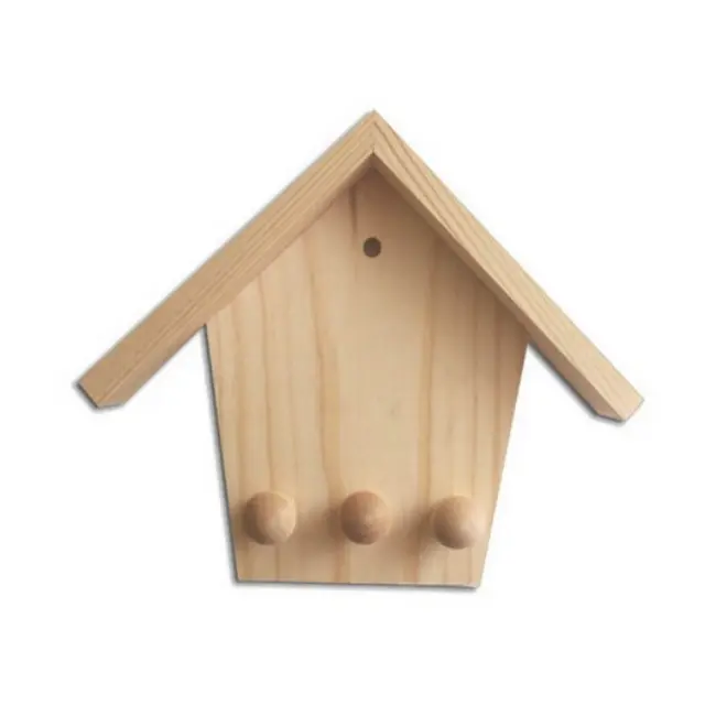 Κρεμαστράκι ξύλινο για κλειδιά 150 x 140 x 27 mm
