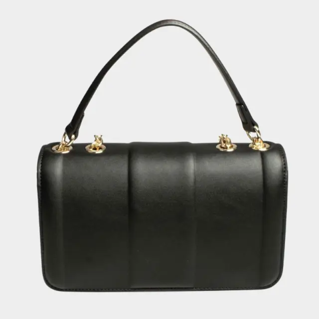 Valentino Bags - Γυναικεία Τσάντα Χιαστί Brass VBS8G609-001 Μαύρο 2