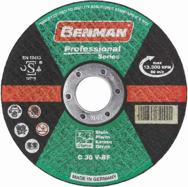 Benman 74291 - Δίσκος Κοπής Μαρμάρου Professional 125mm 1τμχ