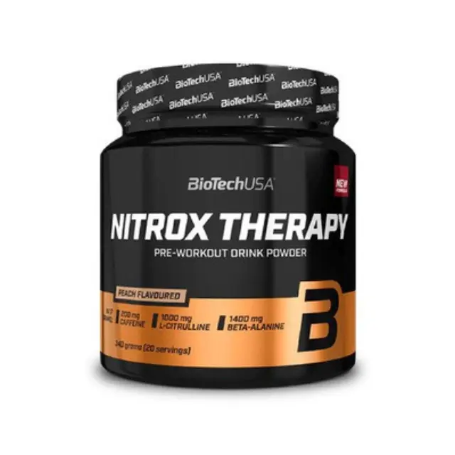 Biotech USA Nitrox Therapy Pre-workout Formula 340gr Ροδάκινο