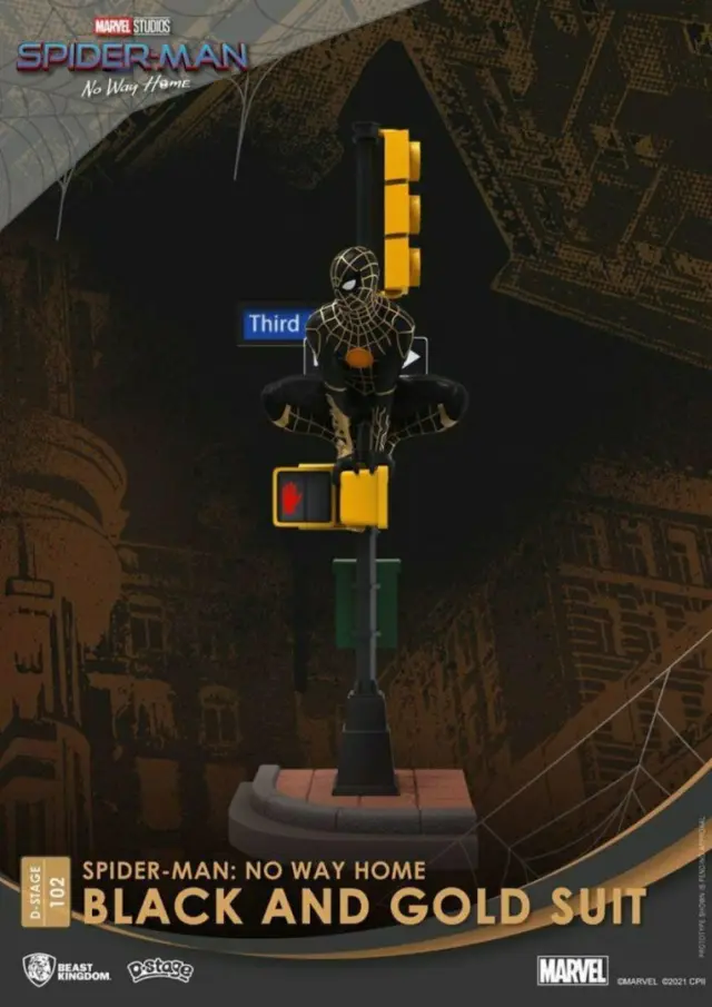 Beast Kingdom Φιγούρα BK D-Stage Spider-Man: No Way Home - Black and Gold Suit Diorama (DS-102) 2