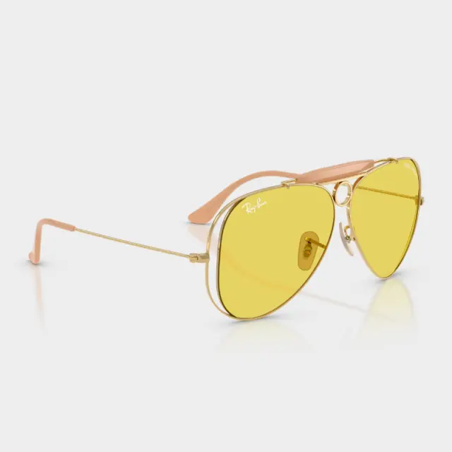 Γυαλιά Ηλίου Ray Ban RB3138M 001/85 Arista Χρυσό - 58 2