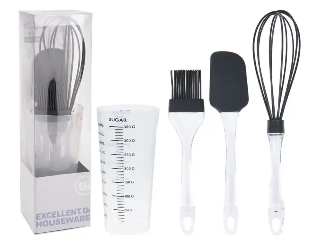 Σετ εργαλεία ζαχαροπλαστικής Εxcellent Houseware - 4 τεμάχια 170483490 2