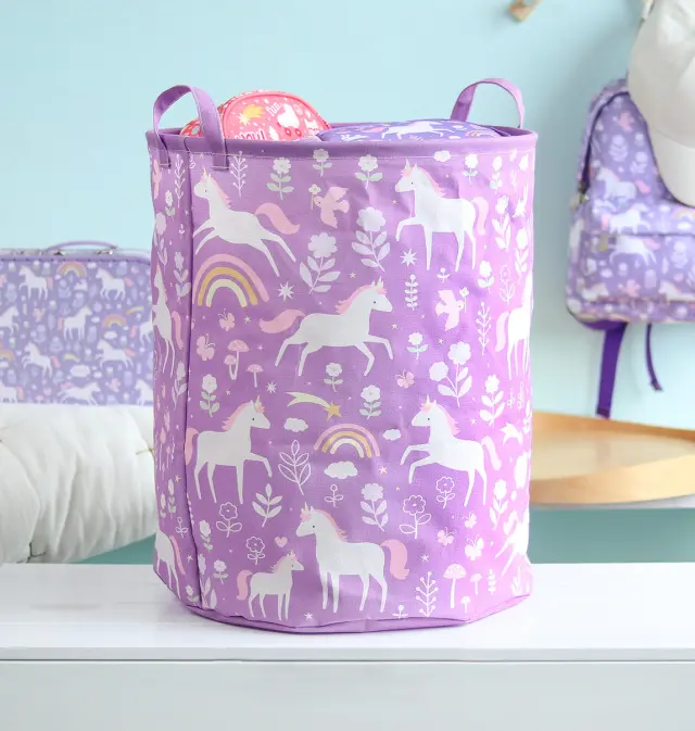 A Little Lovely Company: Καλάθι Αποθήκευσης Unicorn Dreams STBAUD29 2