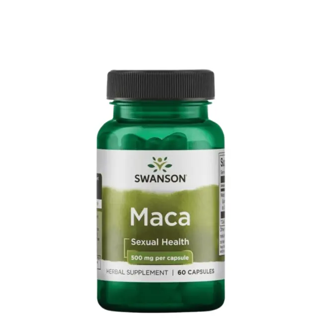 Swanson Maca 500mg 60 Capsules (087614080116)