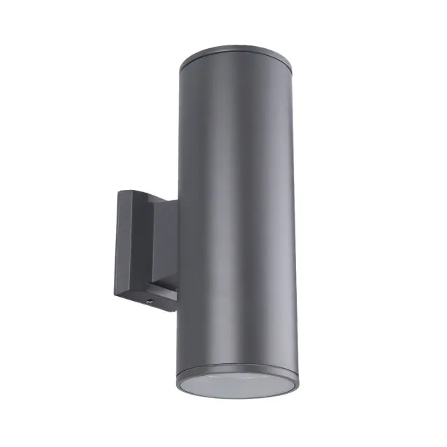 Let Φωτιστικό τοίχου Up/down 2xE27/Par30 IP54 ø10.8x30x17.5cm ανθρακί