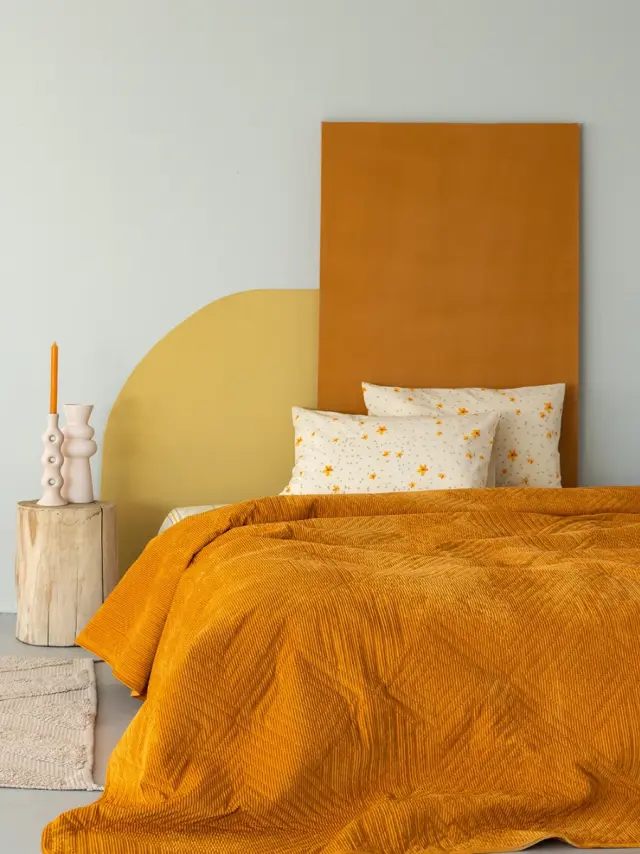 Κουβερλι Υπερδιπλο 220X240 DIZZA Palamaiki GOLD ΥΠΕΡΔΙΠΛΟ