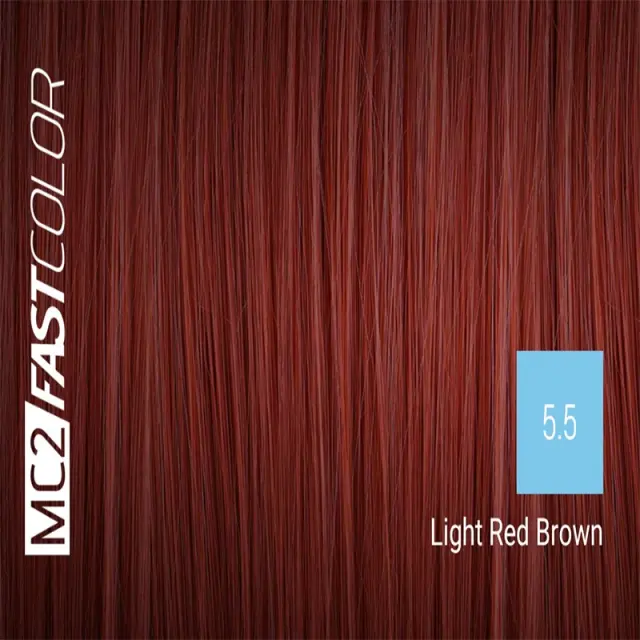 Sensus MC2 Fast Color 5.5 Light Red Brown 100ml - (μόνιμη βαφή χωρίς αμμωνία για γρήγορη εφαρμογή) 2