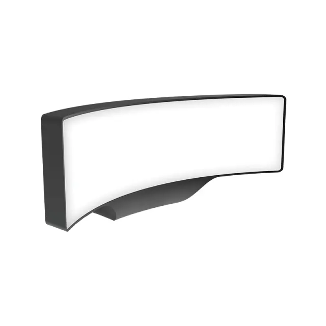 LED SMD WALL LUMINAIRE 13W 710LM 110° 230V AC 3.000K DARK GREY CRI80 IP65 30.000HRS / LG7105G
