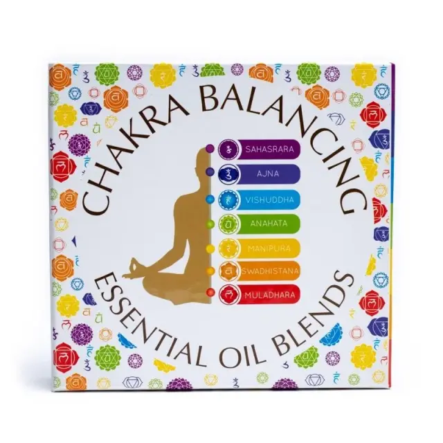 Aromatherapy Chakra Essential Oil Gift Set – Σετ με 7 Μείγματα Αιθέριων Ελαίων 10ml