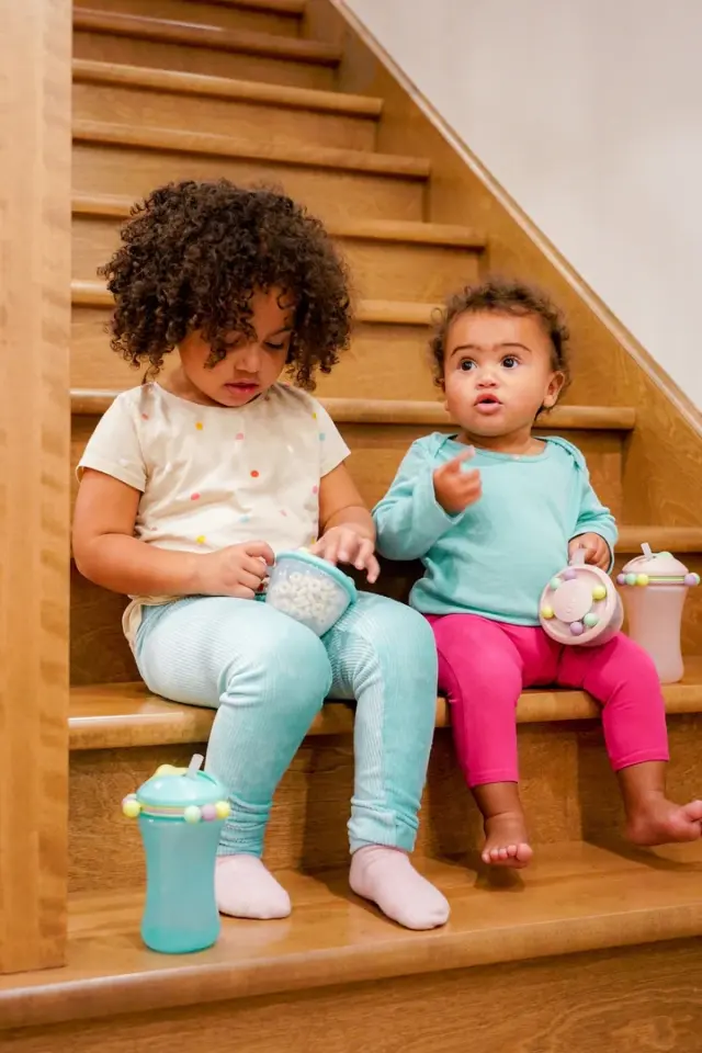 Melii Παιδικό Ποτηράκι Abacus 340ml για 12+ μηνών Blue MEL12000 3