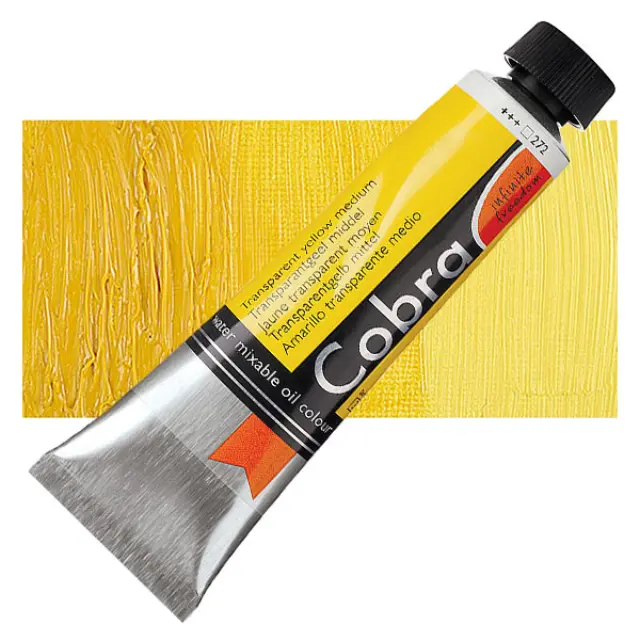 Λάδι Νερού Talens Cobra - 272 Transparent Yellow Medium - 40ml