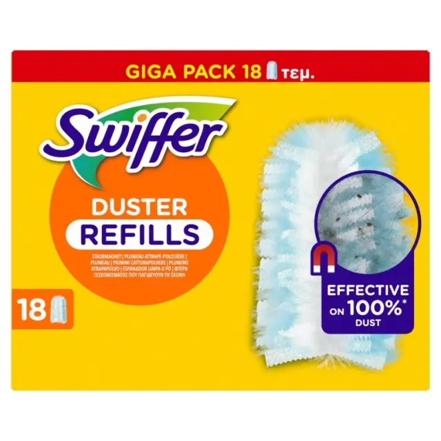 Swiffer Mega Dusters Ανταλλακτικά για Ξεσκόνισμα 18 τμχ