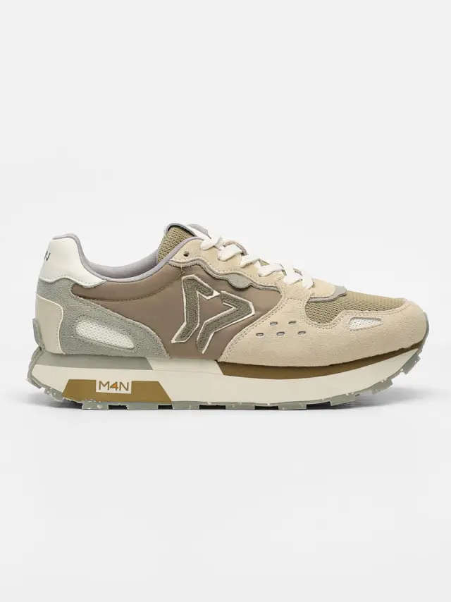 Comart Sneakers Ανδρικό ύφασμα/δέρμα Μπεζ M4N/916045 OFF WHITE - 43 2